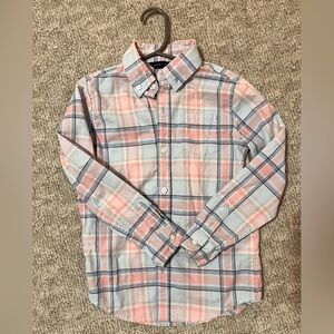 Boys 5T Janie & Jack button down plaid shirt